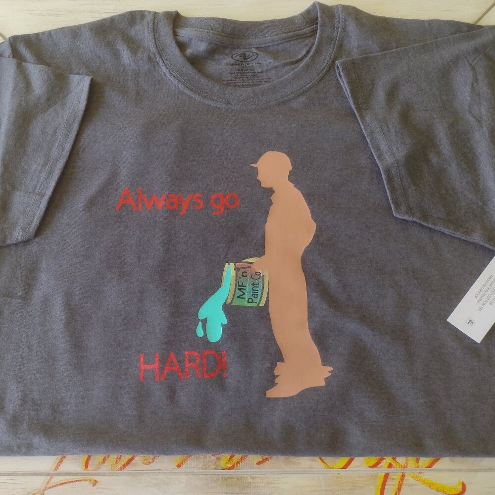 Goin' hard in the paint novelty, streetwear graphic unisex tee